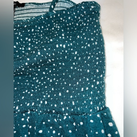 Forever 21 Babydoll Teal Mini Summer Dress - Picture 6 of 6